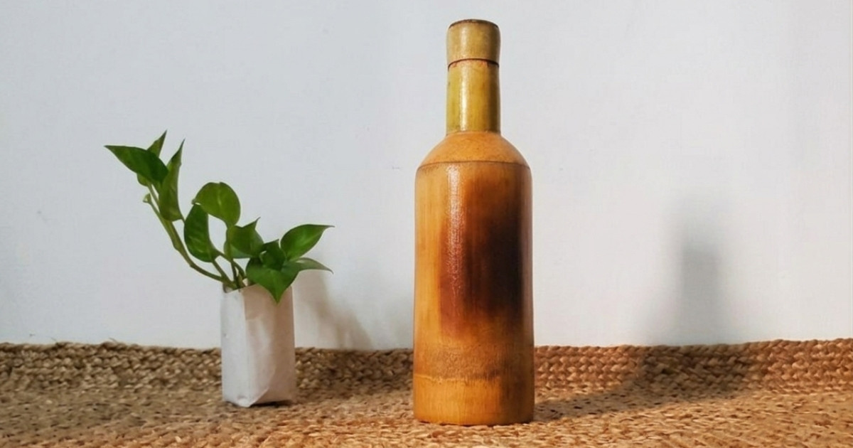 ব্যাম্বু ওয়াটার বটল (৫০০ মিলি)